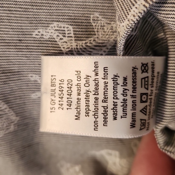 Gymboree Pinstriped Zebra Top Size 7 - Picture 9 of 9